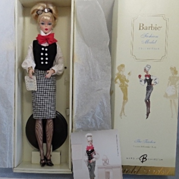 THE TEACHER SILKSTONE BARBIE FASHION MODEL COLLECTION 2005 GOLD LABEL - Picture 1 of 6